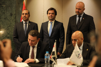 A fost semnat Protocolul de cooperare intre Camera de Comert din Cairo si Camera de Comert si Industrie a Republicii Moldova. Nicu Popescu: „Va permite cresterea exporturilor” - FOTO
