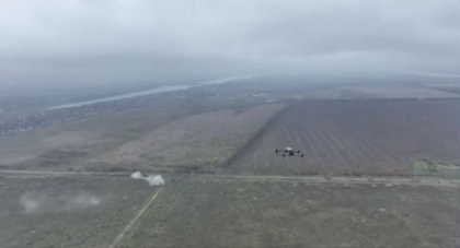 Drona contra drona: Duel aerian inedit pe cerul Ucrainei - VIDEO Drona contra drona: Duel aerian inedit pe cerul Ucrainei - VIDEO