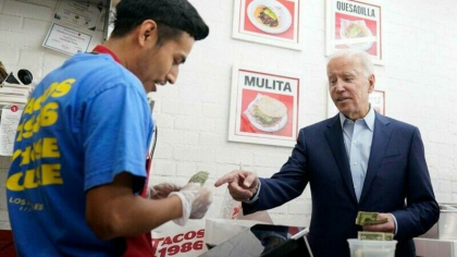 Cat a platit Joe Biden pentru o portie de mancare mexicana. Gestul presedintelui american Cat a platit Joe Biden pentru o portie de mancare mexicana. Gestul presedintelui american
