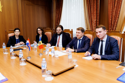 Consultari in domeniul afacerilor europene. Republica Moldova doreste cresterea comertului cu Croatia