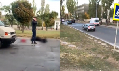 Accident grav in capitala. O femeie a ajuns la spital, dupa ce a fost lovita de un automobil - VIDEO