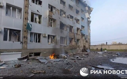 Oficiali pro-Moscova: Cinci raniti intr-o explozie in orasul ucrainean Melitopol, controlat de Rusia Oficiali pro-Moscova: Cinci raniti intr-o explozie in orasul ucrainean Melitopol, controlat de Rusia