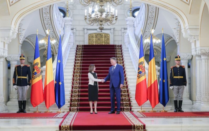 Maia Sandu, la intrevedere cu Klaus Iohannis: "Am multumit pentru masurile prompte luate de Romania ca sa ne ajute cu furnizarea de electricitate"
