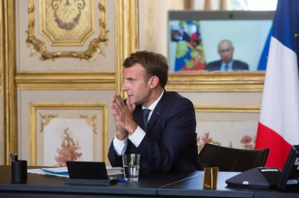 Emmanuel Macron acuza Rusia ca pune in pericol siguranta alimentara a lumii
