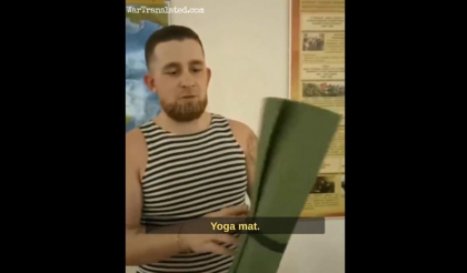 Un recrut rus prezinta „cadourile” primite de la autoritati pentru front: Covrigi expirati, haine de vara, o saltea de yoga - VIDEO Un recrut rus prezinta „cadourile” primite de la autoritati pentru front: Covrigi expirati, haine de vara, o saltea de yoga - VIDEO
