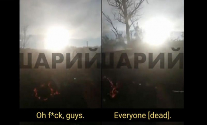 Rusii au filmat o coloana blindata anihilata de ucraineni: „Toti morti. Nici macar n-au reusit sa scape” - VIDEO Rusii au filmat o coloana blindata anihilata de ucraineni: „Toti morti. Nici macar n-au reusit sa scape” - VIDEO