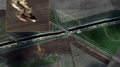 Imagini din satelit. Rusii sapa transee in nordul Crimeei, langa granita cu regiunea Herson - FOTO
Imagini din satelit. Rusii sapa transee in nordul Crimeei, langa granita cu regiunea Herson - FOTO