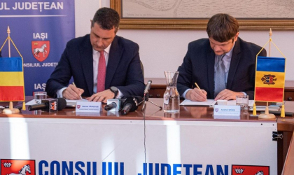 Protocolul de amendare privind reglementarea construirii apeductului care va subtraversa Prutul - semnat de Spinu si Tanczos. Ce presupune acesta - FOTO