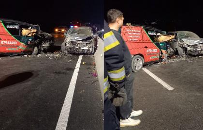 Accident grav la Ialoveni. Trei masini - avariate, dupa ce s-au ciocnit violent. Imagini de la locul accidentului - FOTO
Accident grav la Ialoveni. Trei masini - avariate, dupa ce s-au ciocnit violent. Imagini de la locul accidentului - FOTO