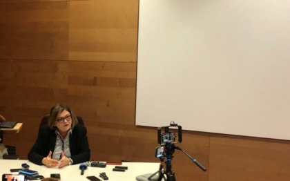 Comisarul pentru transporturi, Adina Valean: Azi vom semna o declaratie care se refera la o cooperare extinsa cu Moldova, Ucraina si Georgia. Discutam hartile de infrastructura cu cele trei tari
Comisarul pentru transporturi, Adina Valean: Azi vom semna o declaratie care se refera la o cooperare extinsa cu Moldova, Ucraina si Georgia. Discutam hartile de infrastructura cu cele trei tari