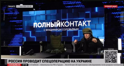 Cu casca pe cap, Vladimir Soloviov le arata recrutilor rusi ce echipamente bune primesc: „Ce mai vreti?” Cu casca pe cap, Vladimir Soloviov le arata recrutilor rusi ce echipamente bune primesc: „Ce mai vreti?”