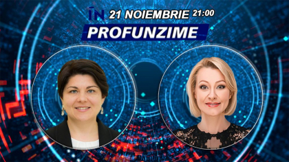Premierul Natalia Gavrilita - luni la emisiunea In PROfunzime cu Lorena Bogza