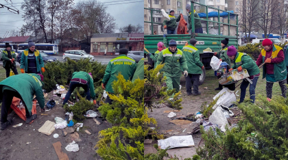  Un morman de deseuri - aruncat in centrul capitalei. Pretura Centru: „Probabil asa arata si in casele faptasilor” - FOTO