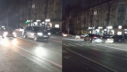 Circulatia transportului pe bulevardul Stefan cel Mare si Sfant - reluata - VIDEO