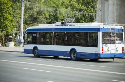 Incepand cu 1 decembrie, ruta de troleibuz care merge din Chisinau spre Singera, isi va sista activitatea