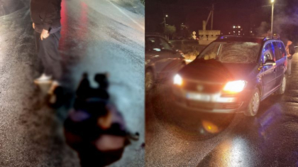 Noi detalii despre accidentul de la Tohatin. Un adolescent a ajuns la spital, dupa ce a fost lovit de o masina - FOTO