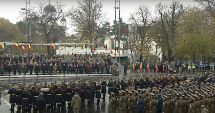 Parada militara de Ziua Nationala a Romanie. Un grup de militari moldoveni participa la eveniment Parada militara de Ziua Nationala a Romanie. Un grup de militari moldoveni participa la eveniment