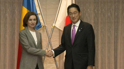 Maia Sandu s-a intalnit cu prim-ministrul Japoniei, Fumio Kishida, la Tokyo: „Am discutat despre cum putem extinde cooperarea existenta”