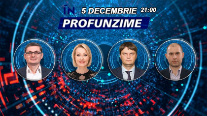 Igor Grosu, Andrei Spinu si Sergiu Tofilat - luni la In PROfunzime. Subiectele emisiunii: contractul incheiat cu Centrala de la Cuciurgan si securitatea regionala