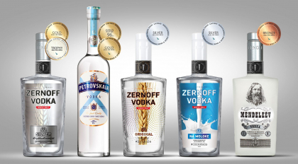 Titlul Best Vodka 2022 si 2 medalii de aur pentru Zernoff la Hong Kong International Wine & Spirit Competition