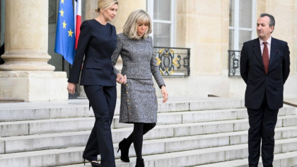 Olena Zelenska a discutat, la Palatul Elysee, cu Brigitte Macron despe cum vor fi ajutati copiii ucraineni bolnavi de cancer Olena Zelenska a discutat, la Palatul Elysee, cu Brigitte Macron despe cum vor fi ajutati copiii ucraineni bolnavi de cancer