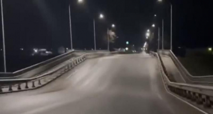 Lovitura misterioasa asupra unui pod esential pentru trupele ruse. Oamenii Moscovei dau vina pe „teroristi” si pe serviciile speciale ucrainene - VIDEO 