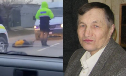 Barbatul lovit mortal de un automobil in capitala s-a dovedit a fi barbatul cautat de rude, dupa ce a plecat la farmacie si nu s-a mai intors - FOTO