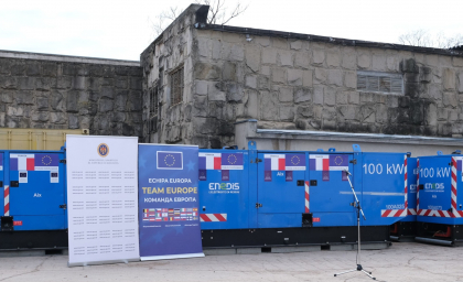 Franta a donat Republicii Moldova 12 generatoare de curent electric ce vor fi distribuite mai multor spitale din tara. Care sunt acestea - FOTO 