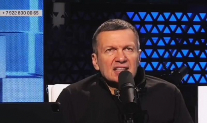 Nou acces de furie al lui Vladimir Soloviov: „Ne vom intoarce la Paris si Berlin!”. Detaliu interesant in monologul sau - VIDEO 