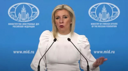 „Diplomatie” ruseasca: Maria Zaharova il numeste pe Zelenski „fiu de catea” in timpul unei conferinte de presa