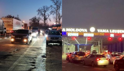 Atentie, calatori. Aglomeratie la frontiera in ajunul sarbatorilor de Craciun. Zeci de masini asteapta sa intre din tara, la vama Leuseni si Sculeni - FOTO Atentie, calatori. Aglomeratie la frontiera in ajunul sarbatorilor de Craciun. Zeci de masini asteapta sa intre din tara, la vama Leuseni si Sculeni - FOTO