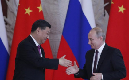 Vladimir Putin si Xi Jinping, discutie online in contextul unei apropieri tot mai mari pe axa Moscova-Beijing. Discutii despre cresterea semnificativa a schimburilor comerciale
Vladimir Putin si Xi Jinping, discutie online in contextul unei apropieri tot mai mari pe axa Moscova-Beijing. Discutii despre cresterea semnificativa a schimburilor comerciale