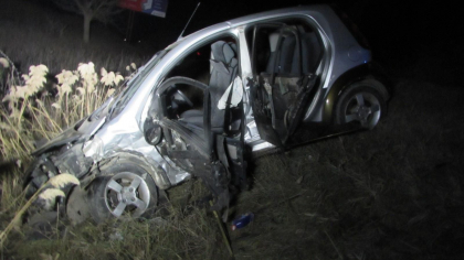 Un tanar a murit pe loc, iar alte trei persoane - transportate la spital, in urma unui accident, la Riscani. Cum s-a intamplat totul - FOTO