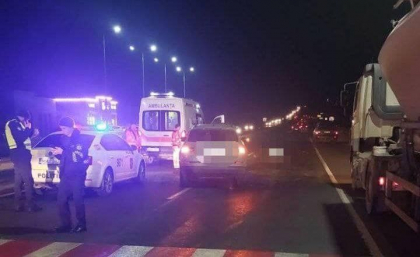 Accident cumplit la Magdacesti. O femeie a decedat, dupa ce a fost lovita de o Skoda pe trecerea de pietoni. Imagini de la locul accidentului - VIDEO