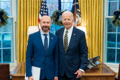 Noul ambasador al Republicii Moldova in SUA si-a prezentat scrisorile de acreditare presedintelui Joe Biden - FOTO Noul ambasador al Republicii Moldova in SUA si-a prezentat scrisorile de acreditare presedintelui Joe Biden - FOTO