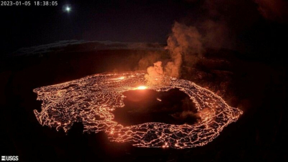Alerta in Hawaii. Vulcanul Kilauea a reintrat in eruptie - FOTO/VIDEO