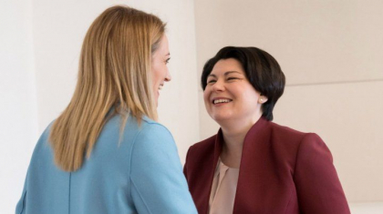 Roberta Metsola, dupa intrevederea cu Natalia Gavrilita: „Moldova a dat dovada de o mare hotarare in a promova reformele, a apara valorile europene si a respinge amenintarile hibride”