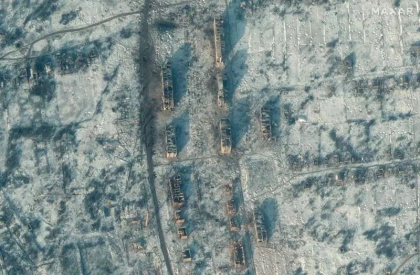 Imagini din satelit cu Soledar, orasul ucrainean in care se dau cele mai crancene lupte in acest moment - FOTO Imagini din satelit cu Soledar, orasul ucrainean in care se dau cele mai crancene lupte in acest moment - FOTO