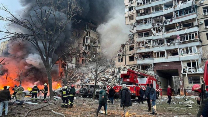 Atacul rusesc din Dnipro: Bilantul mortilor a ajuns la 20, iar peste 70 de persoane sunt ranite. Autoritatile locale au decretat trei zile de doliu - VIDEO 