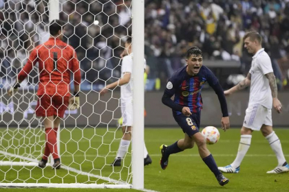 FC Barcelona, victorie clara in fata rivalei Real Madrid. Catalanii au castigat Supercupa Spaniei FC Barcelona, victorie clara in fata rivalei Real Madrid. Catalanii au castigat Supercupa Spaniei