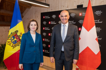 Maia Sandu l-a invitat pe noul presedinte al Elvetiei sa viziteze tara noastra: "Elvetia este un important partener de dezvoltare al Republicii Moldova"