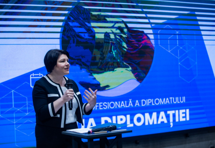 Natalia Gavrilita, de ziua profesionala a diplomatului: "Depun eforturi pentru a readuce Republica Moldova pe harta diplomatiei internationale" Natalia Gavrilita, de ziua profesionala a diplomatului: "Depun eforturi pentru a readuce Republica Moldova pe harta diplomatiei internationale"