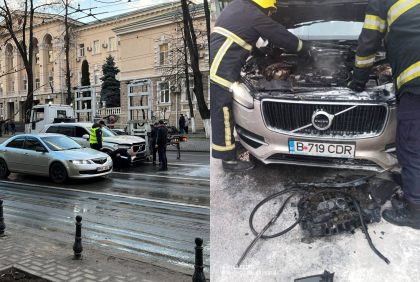 Incendiu in capitala. Un automobil a fost cuprins de flacari. Ce spun pompierii - FOTO/VIDEO
Incendiu in capitala. Un automobil a fost cuprins de flacari. Ce spun pompierii - FOTO/VIDEO