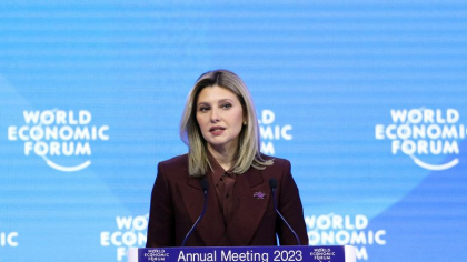 Prima Doamna a Ucrainei, Olena Zelenska, s-a adresat participantilor la Forumul de la Davos si i-a indemnat la solidaritate Prima Doamna a Ucrainei, Olena Zelenska, s-a adresat participantilor la Forumul de la Davos si i-a indemnat la solidaritate