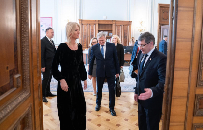 Igor Grosu a ajuns la Bucuresti: „Am discutat cu colegii mei din Parlamentul Romaniei”. De ce surpriza a avut parte presedintele legislativului - FOTO