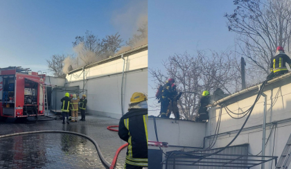 Incendiu la un depozit de ambalare a sticlelor din capitala. Pompierii au intervenit - FOTO Incendiu la un depozit de ambalare a sticlelor din capitala. Pompierii au intervenit - FOTO