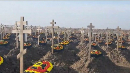 Cat a crescut cimitirul mercenarilor Wagner. „Moartea nu este ingrozitoare. Ingrozitor e sa nu mori pentru Patria Mama” - FOTO Cat a crescut cimitirul mercenarilor Wagner. „Moartea nu este ingrozitoare. Ingrozitor e sa nu mori pentru Patria Mama” - FOTO