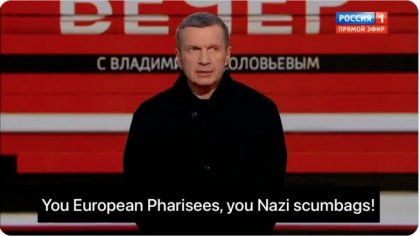 „Nazisti nenorociti!” Propagandistul lui Putin, delir dupa ce Scholz a anuntat ca trimite tancuri in Ucraina „Nazisti nenorociti!” Propagandistul lui Putin, delir dupa ce Scholz a anuntat ca trimite tancuri in Ucraina