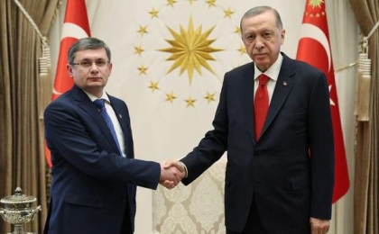 Presedintele Parlamentului, Igor Grosu, s-a intalnit cu presedintele Turciei, Recep Erdogan, la Ankara. Despre ce au discutat oficialii - FOTO 