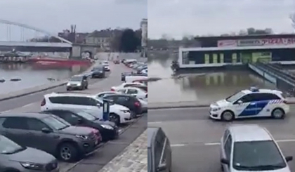 Un moldovean ar fi incercat sa fuga de politia din Ungaria: „Este un traficant de persoane”. Momentul in care acesta este urmarit de patru masini de politie - VIDEO